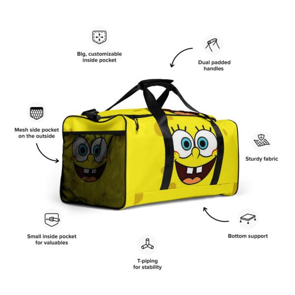 Gym Duffle bag (Spongebob) - Image 2